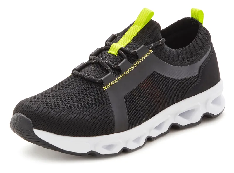 John Devin Sneaker, Schwarz/neon, – Produktbild 1 von 3