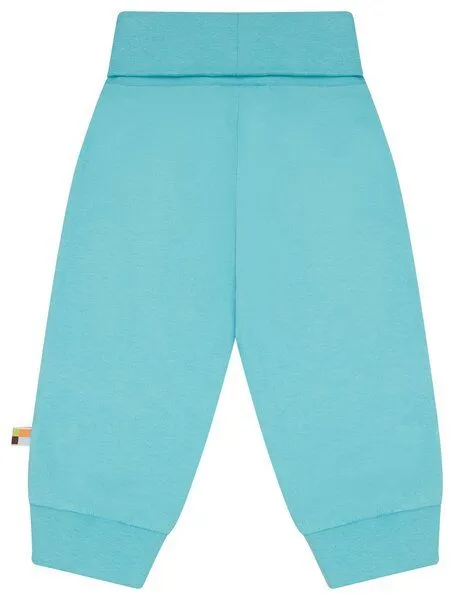 loud + proud loud + proud Babys & Kinder Nabelbundhose Uni, GOTS-zertifiziert, Cyan(blau), – Produktbild 2 von 3