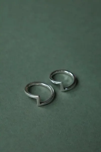 Jyoti - Fair Works Jyoti - Fair Works Ring Loni Messing/ Silber, Silber, – Produktbild 1 von 2