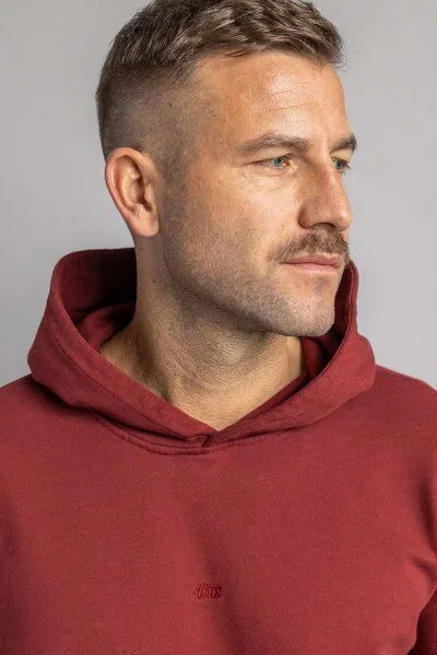 DIRTS dirts Classic Hoodie, Royal burgundy, – Produktbild 2 von 3