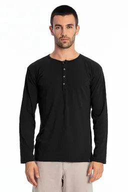 RAVENS VIEW IBIZA RAVENS VIEW IBIZA Herren vegan Tee Dylan Schwarz – Produktbild 1 von 1