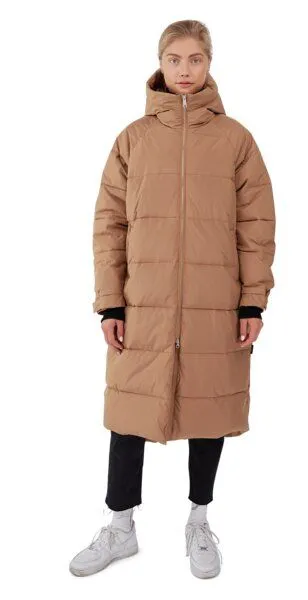 Makia Makia Puffermantel - Meera - aus recyceltem Polyester, Braun (camel), – Produktbild 2 von 3