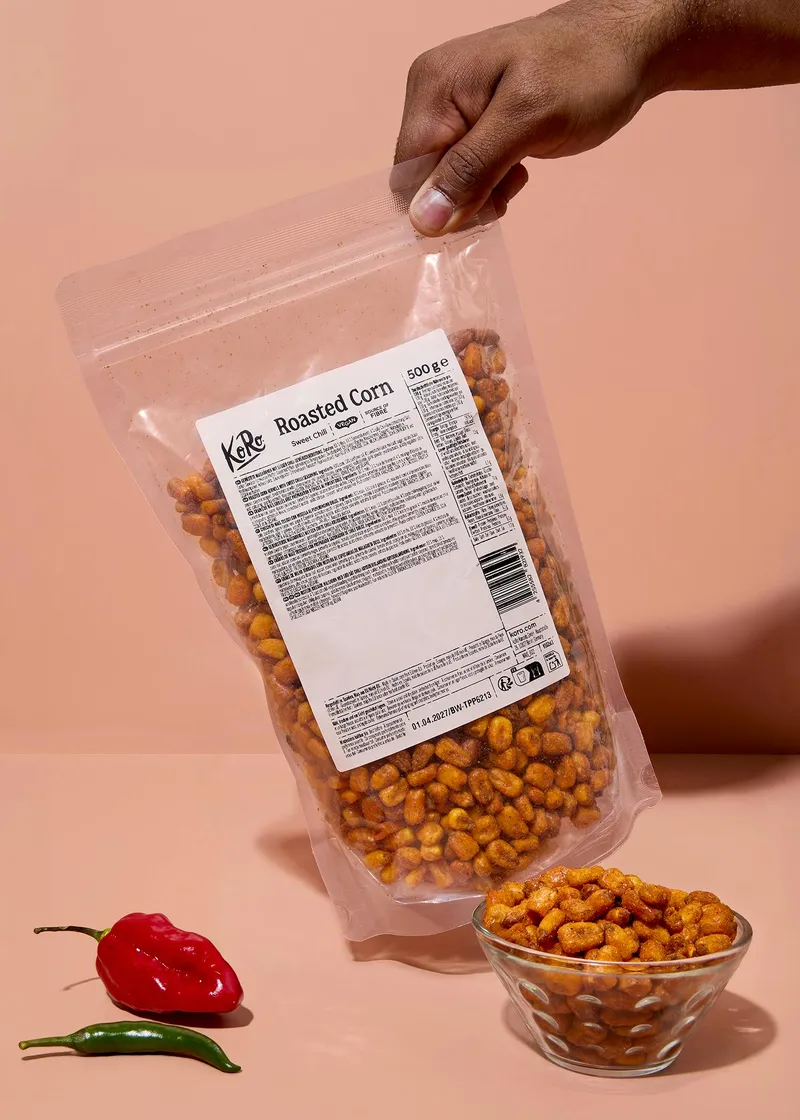 KoRo Geröstete Maiskörner Sweet Chili | 500 g – Produktbild 3 von 5