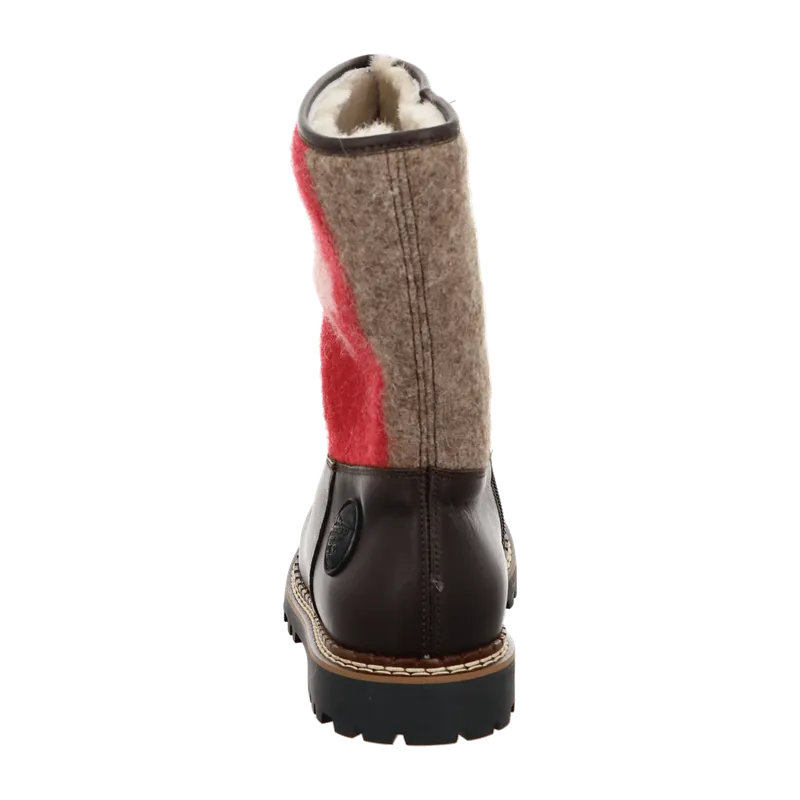 Ammann Ammann Damenstiefel aus Italien, Spanien und Portugal für Damen, braun, Größe 43 EU, Braun, – Produktbild 4 von 7