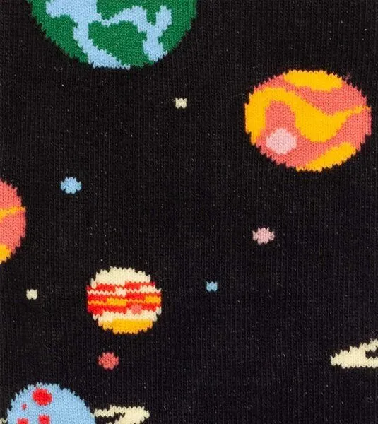 DillySocks DillySocks Kindersocken Lil Outer Space aus Biobaumwoll-Mix, Schwarz, – Produktbild 1 von 3