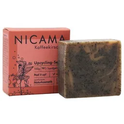 NICAMA NICAMAᵘᵖ Upcycling-Seife mit Peelingeffekt - Kaffeekirsche – Produktbild 1 von 1