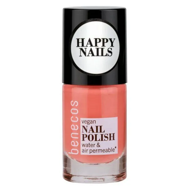 Benecos benecos 20FREE – veganer Nagellack – 5ml – wasser- und luftdurchlässig, Peach sorbet, – Produktbild 1 von 2