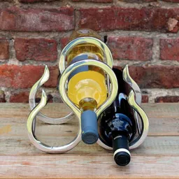Mitienda Shop Mitienda Shop Weinflaschenhalter aus Zinn "New York" – Produktbild 1 von 1