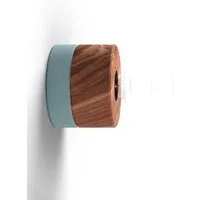 ALMUT von Wildheim ALMUT von Wildheim Wandleuchte Walnuss Holz angesagte Pastelltöne skandinavisches Design, Pastellblau, – Produktbild 1 von 1