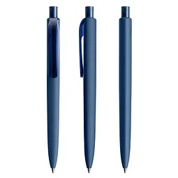 prodir prodir® Druckkugelschreiber DS8 Soft Touch PRR Push, blaue Mine, dunkelblau, Dunkelblau, – Produktbild 1 von 1