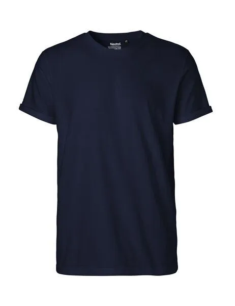 Neutral® - 3FREUNDE Neutral® - 3FREUNDE Männer T-Shirt Roll-Up, Navy, – Produktbild 1 von 4