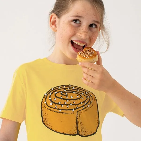 Cmig Cmig Kinder T-Shirt Zimtschnecke, Gelb, – Produktbild 2 von 4