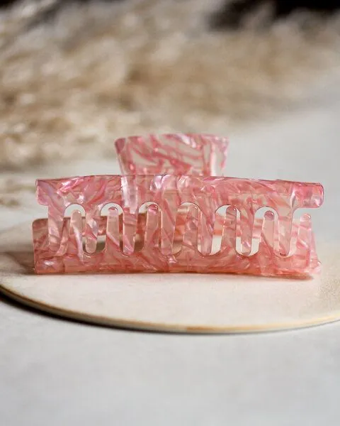 lille mus lille mus Haarklammer XL, Pink, – Produktbild 3 von 4