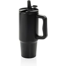 XD Collection XD Collection Embrace Leakproof aus RCS recyceltem Edelstahl 900ml, Schwarz, – Produktbild 1 von 1