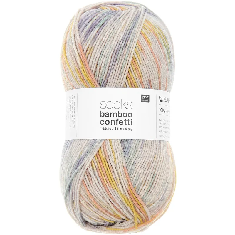 Rico Design Rico Design Superba Bamboo superwash Confetti Summer, Confetti summer, – Produktbild 1 von 1