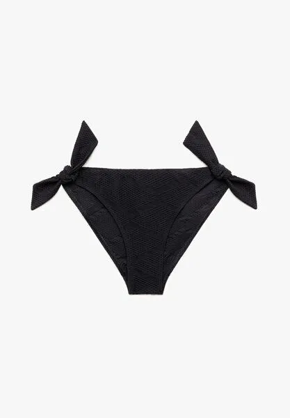 Lovjoi Lovjoi Bikini Slip HALESIA aus innovativem Bio-based Material, Black structure (schwarz), – Produktbild 1 von 4