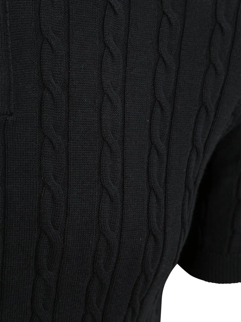 Suitable Suitable Respect Poloshirt Knit Cable Marine - Größe XL, Dunkelblau, – Produktbild 4 von 5