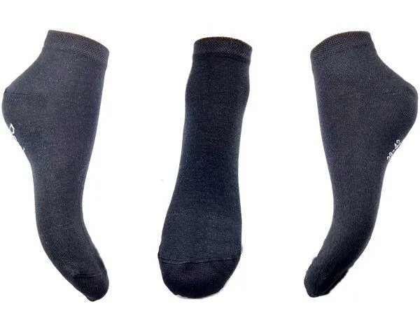 Bruno Barella Bruno Barella Sneaker Socken aus Bambuscellulose gewonnene Viskosefaser in schwarz – Produktbild 1 von 1