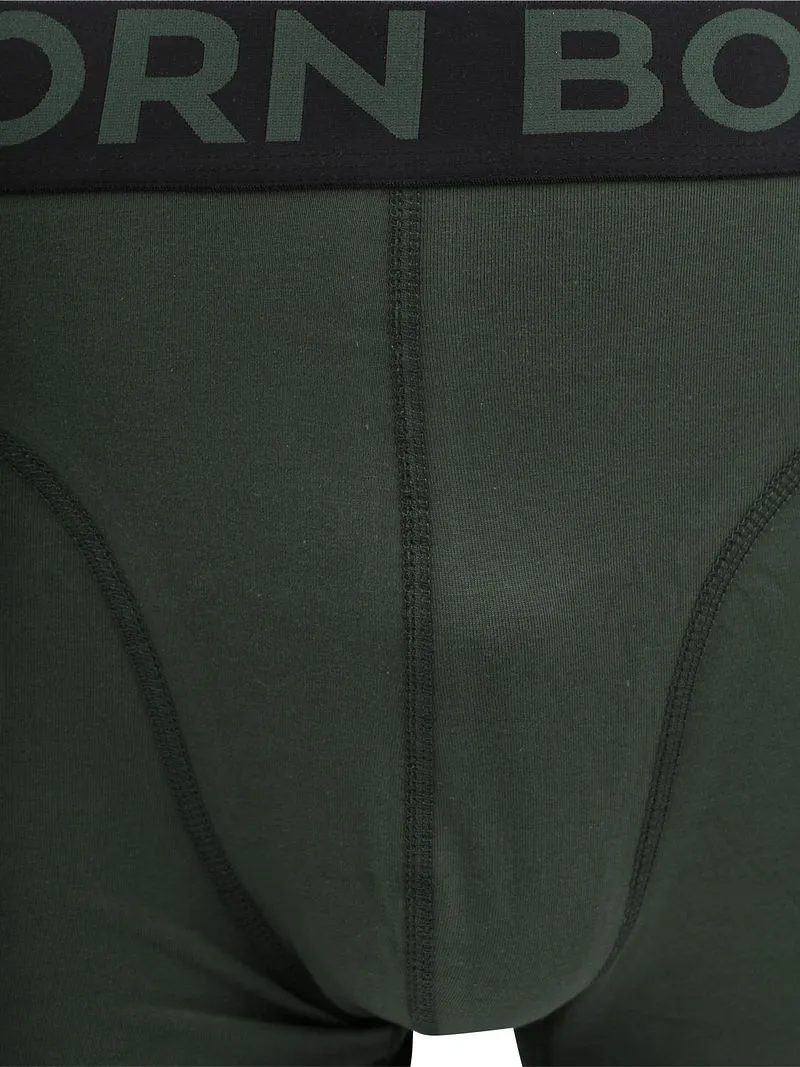 Bjorn Borg Bjorn Borg Björn Borg Boxershorts 3er-Pack Grün, Dunkelgrün, – Produktbild 4 von 5