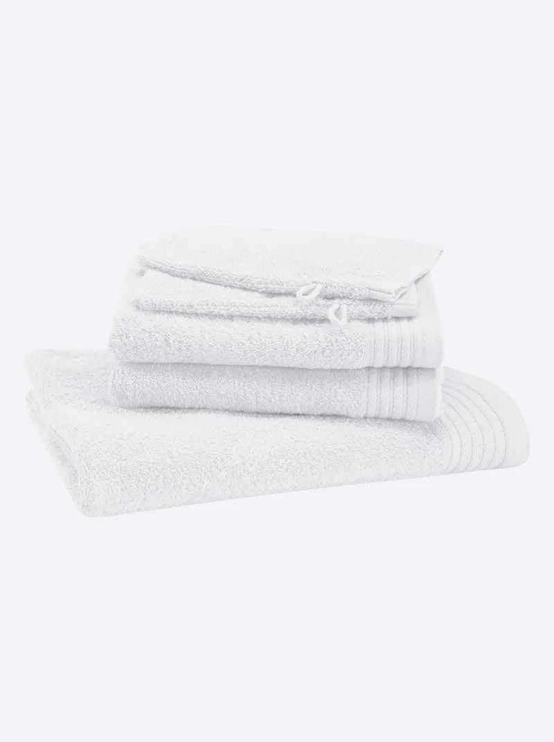 wäschepur Handtuch weiß, Weiß, – Produktbild 3 von 3