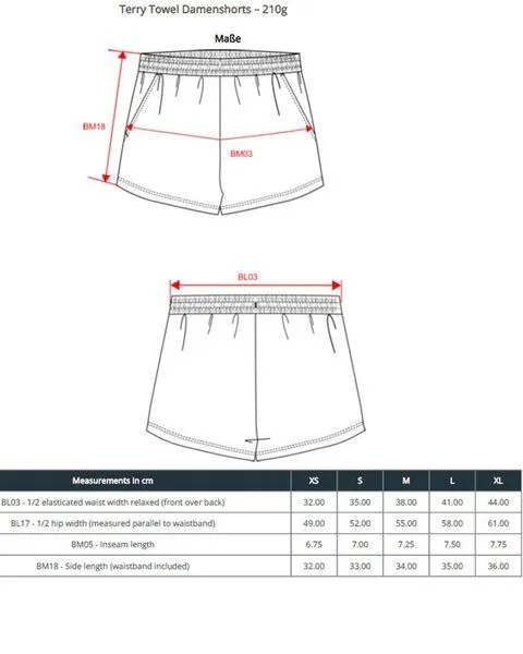YTWOO YTWOO Terry Towel Damenshorts aus Bio-Baumwolle/recyceltem PET | Made in Portugal, Orange, – Produktbild 4 von 4