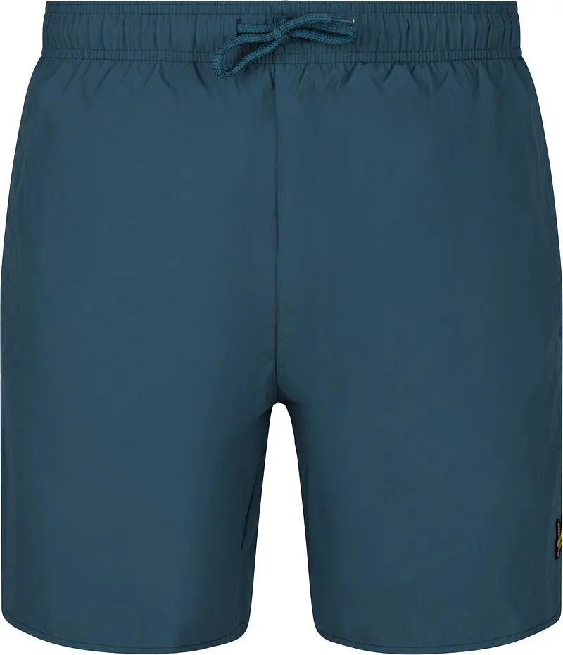 Lyle and Scott Lyle & Scott Badeshorts Plain Petrol - Größe S, Blau, – Produktbild 2 von 5