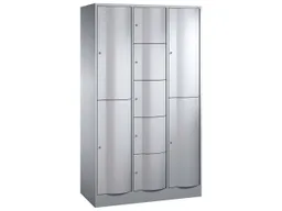 C+P C+P Kombi-Schließfachschrank lg/si lxr, 2+5+2 Fächer – Produktbild 1 von 1