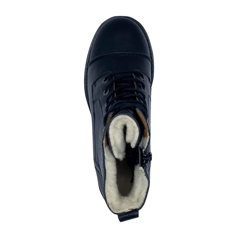 Ten Points Ten Points gefütterte Schnürstiefel, Pandora Boots, vegetabil gegerbtes Leder, Schwarz, – Produktbild 5 von 8