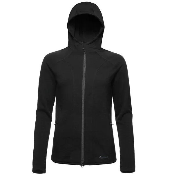 Kaipara - Merino Sportswear Kaipara - Merino Sportswear Merino Hoody Sweat Jacke 270 Damen, Schwarz, – Produktbild 1 von 2