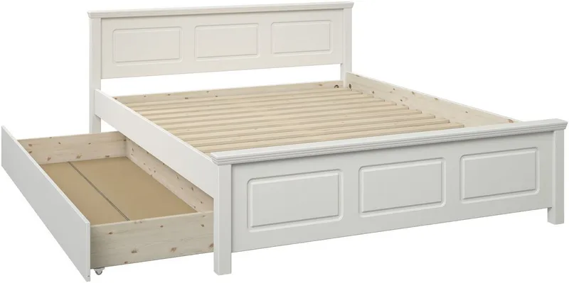 OTTO home Bettschubkasten CAPRE', passend für »Capre«-Bett, für Kinderzimmer, Schlafzimmer und Jugendzimmer, aus Massivholz, Weiß, – Produktbild 5 von 5