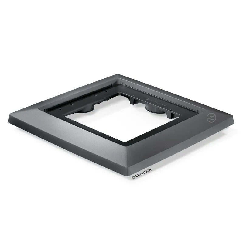 Lechuza® Lechuza® Rolluntersatz 'Cubico 40', anthrazit, ca. 41 x 41 x H 4,5 cm, Grau, – Produktbild 1 von 1