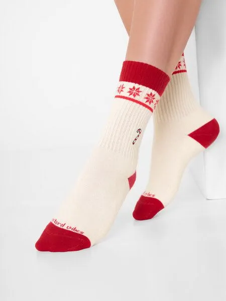 Natural Vibes Natural Vibes Bunte Socken Bio GOTS | Herren Damen Socken | Christmas | Weihnachten, Candy, – Produktbild 2 von 3