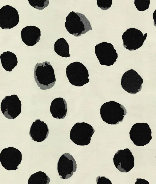 Nature by Adam Nature by Adam Bettwäsche 2tlg aus Leinen und Bio-Baumwolle - Made in Germany - Dots, Natur-schwarz, – Produktbild 1 von 4