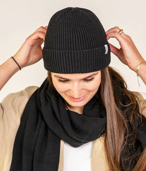 obumi obumi Mütze aus Bio Baumwolle, Black, – Produktbild 1 von 4