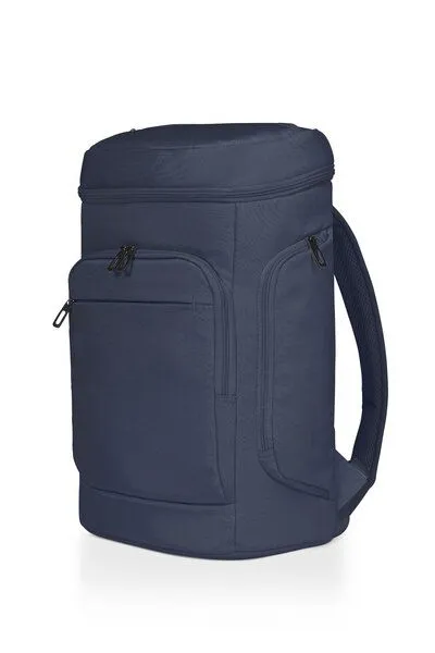 Halfar Notebook Backpack Halfar aus recyceltem Polyester 30 x 47 x 17 cm, Schwarz, – Produktbild 2 von 4