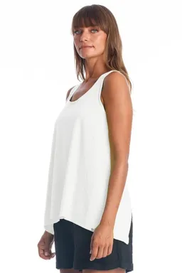 RAVENS VIEW IBIZA RAVENS VIEW IBIZA Damen vegan Top Easy White – Produktbild 1 von 1