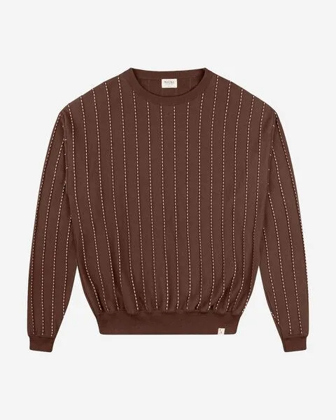 MATONA Matona Pullover | Field Sweater | aus Bio-Baumwolle | GOTS-zertifiziert, Pecan, – Produktbild 3 von 3