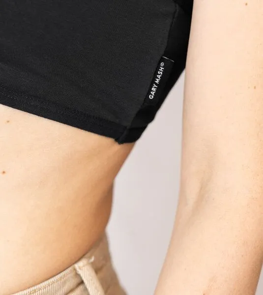 Gary Mash GARY MASH Bandeau BH aus Biobaumwolle, Schwarz, – Produktbild 3 von 4