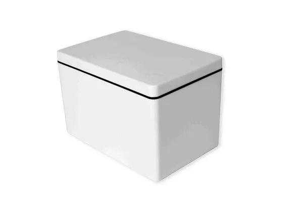 ajaa ajaa Die längliche Aufbewahrungsbox aus Biokunststoff 2,1 l, Cool gray, – Produktbild 1 von 4