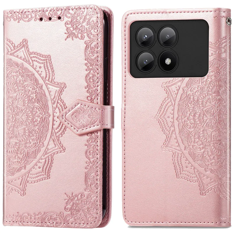imoshion imoshion Mandala Klapphülle für das Xiaomi Poco X6 Pro, Rosegold, – Produktbild 1 von 1
