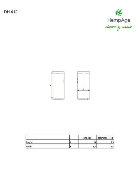 HempAge HempAge Stulpen mit Yakwolle/Hanf/Biobaumwolle, Titan (grau), – Produktbild 3 von 3