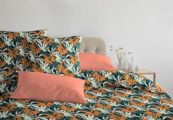 Nature by Adam Nature by Adam Bettwäsche 2tlg aus 100% Bio-Baumwolle - Made in Germany - Jungle, Dunkelgrün, – Produktbild 3 von 3