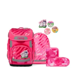 Ergobag Ergobag cubo NEO Edition Schulranzen, 5-teiliges Set, KuntBärbuntes Einhorn – Produktbild 1 von 1