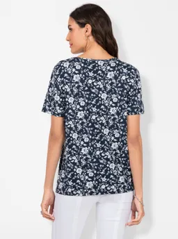 Witt Tunikashirt marine-bedruckt – Produktbild 1 von 1