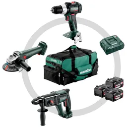 Metabo Metabo Akku Combo Set 3.1 18 V, SB 18 LT BL + W 18 L 9-125 Quick + KH 18 LTX 24, Werkzeugtasche – Produktbild 1 von 1