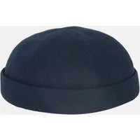 Hanseheld Hanseheld Docker Cap Leinen Kurz Flach Segler Sailor Cap, Blau, – Produktbild 2 von 5