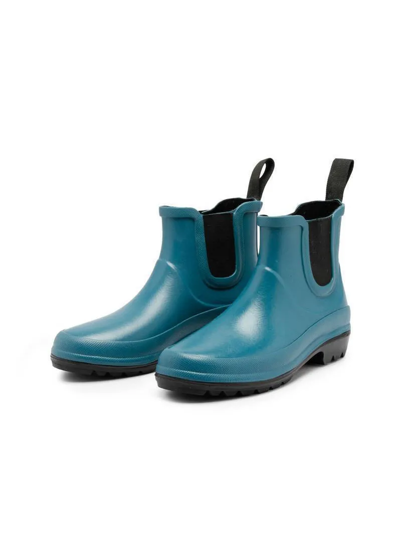 Grand Step Shoes Grand Step Shoes Damen vegan Regenstiefel Vickie Petrol, Schwarz, – Produktbild 2 von 2