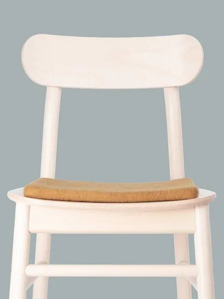 myfelt myfelt Flachfilz Sitzauflage (⌀ 36 cm, 36 x 36 cm), Karamell (omar), – Produktbild 4 von 4