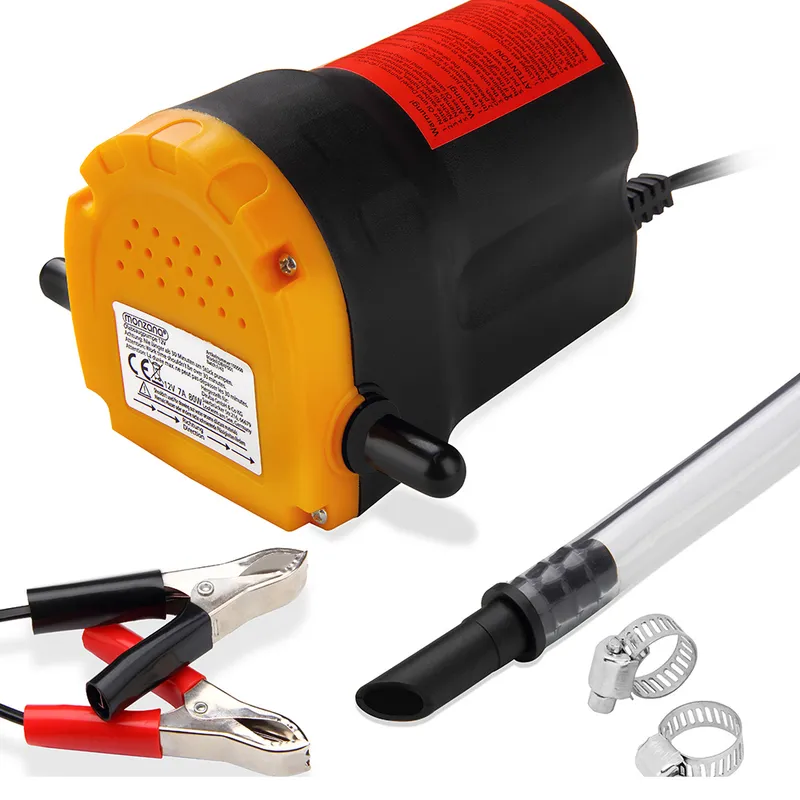 Casaria® Casaria Ölabsaugpumpe 12V 80W 125-155cm gelb schwarz – Produktbild 1 von 1