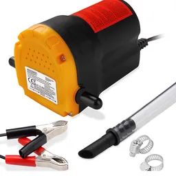 Casaria® Casaria Ölabsaugpumpe 12V 80W 125-155cm gelb schwarz – Produktbild 1 von 1